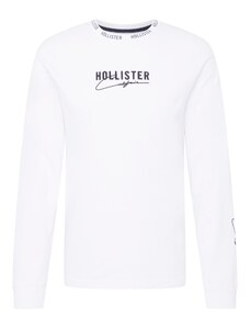 HOLLISTER Marškinėliai juoda / balta