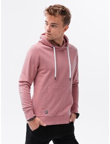 Ombre Clothing Vyriškas džemperis su gobtuvu - rožinė B1147