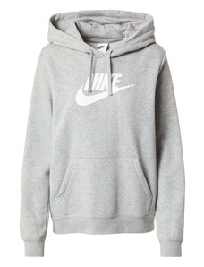 Nike Sportswear Megztinis be užsegimo margai pilka / balta