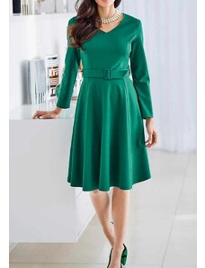 Žalia suknelė su diržu : Dydis - 36