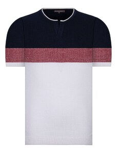 Felix Hardy Marškinėliai 'Jaydin' tamsiai mėlyna jūros spalva / raudona / balta