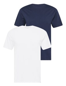WRANGLER Marškinėliai tamsiai mėlyna / balta