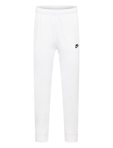 Nike Sportswear Kelnės 'Club Fleece' juoda / balta