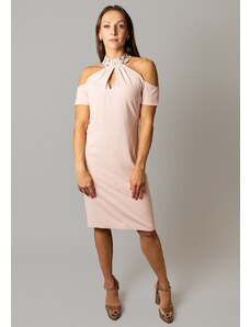 Rausva kokteilinė suknelė "Elegant" : Dydis - 40