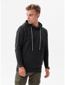 Ombre Clothing Vyriškas džemperis su gobtuvu - juodas B1313