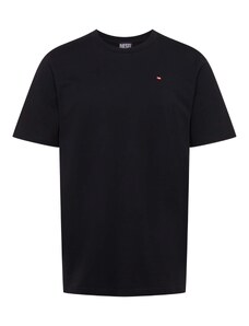 DIESEL Marškinėliai 'Microdiv' vyšninė spalva / juoda / balta