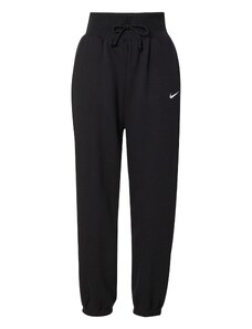 Nike Sportswear Kelnės 'Phoenix Fleece' juoda / balta