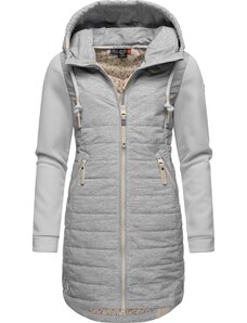 Ragwear Žieminis paltas 'Lucinda' pilka / šviesiai pilka