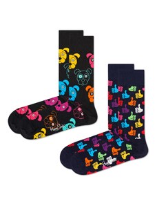 Happy Socks Kojinės '2-Pack Dog Socks' mišrios spalvos