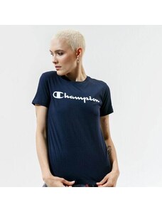 Champion Marškinėliai Crewneck Marškinėliai Moterims Apranga Marškinėliai 114780BS501