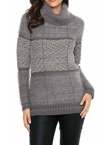 HEINE Pilkas minkštas megztinis su vilna : Dydis - 50
