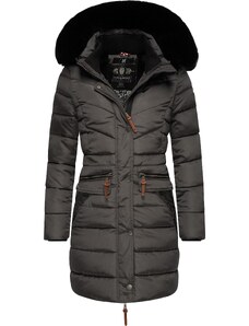 NAVAHOO Žieminis paltas 'Paula' rusva / antracito spalva / juoda