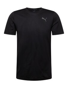 PUMA Sportiniai marškinėliai 'Fav Blaster' šviesiai pilka / juoda