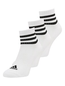 ADIDAS SPORTSWEAR Sportinės kojinės '3-stripes Cushioned Sportswear -cut 3 Pairs' juoda / balta