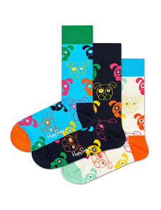 Unisex ilgų kojinių komplektas (3 poros) Happy Socks