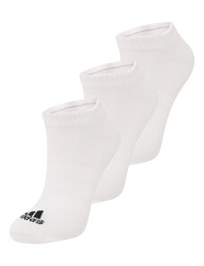 ADIDAS SPORTSWEAR Sportinės kojinės 'Thin And Light Sportswear -cut 3 Pairs' juoda / balta