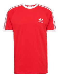 ADIDAS ORIGINALS Marškinėliai 'Adicolor Classics' raudona / balta