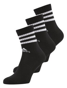 ADIDAS SPORTSWEAR Sportinės kojinės '3-Stripes Cushioned Crew ' juoda / balta