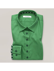 Willsoor Moteriški žali marškiniai su gėlėtais elementais 14478