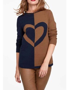 Linea Tesini Dviejų spalvų megztinis "Camel" : Dydis - 36
