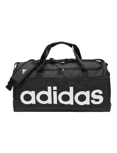 ADIDAS SPORTSWEAR Sportinis krepšys 'Essentials Linear Medium' juoda / balta