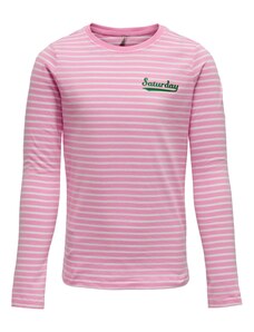 KIDS ONLY Marškinėliai 'Weekday' žolės žalia / šviesiai rožinė / balta