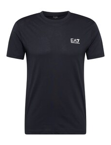 EA7 Emporio Armani Marškinėliai nakties mėlyna / balta
