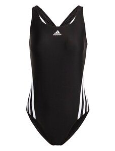 ADIDAS SPORTSWEAR Sportinis maudymosi kostiumėlis '3-Stripes' juoda / balta