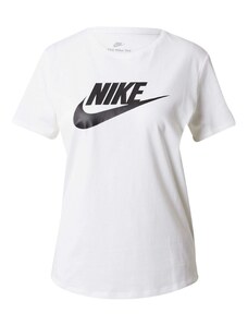 Nike Sportswear Sportiniai marškinėliai 'Essential' juoda / balta