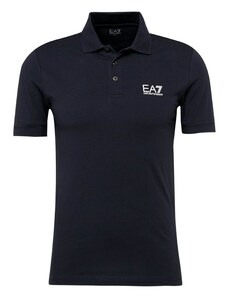 EA7 Emporio Armani Marškinėliai tamsiai mėlyna / balta
