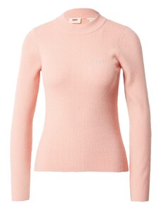 LEVI'S  Megztinis 'Crew Rib Sweater' pastelinė rožinė
