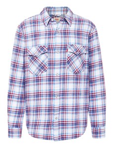 LEVI'S  Marškiniai 'Relaxed Fit Western' mėlyna / raudona / balta