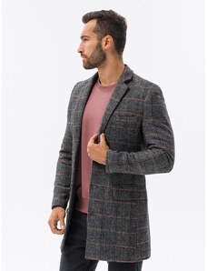 Ombre Clothing Vyriškas paltas - juodas C500