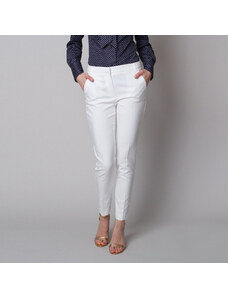 Willsoor Moteriškos elegantiškos baltos Long size kelnės 14870