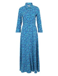 Y.A.S Palaidinės tipo suknelė 'SAVANNA' mėlyna / nefrito spalva / balta