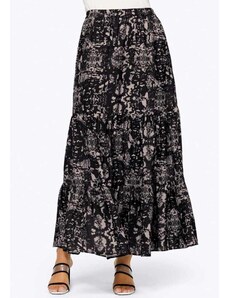 Linea Tesini Ilgas margas juodas sijonas : Dydis - 34