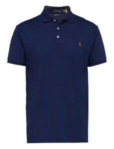 Polo Ralph Lauren Marškinėliai tamsiai mėlyna / karamelės / raudona