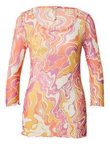 Key Largo Marškinėliai 'SMOKE' geltona / oranžinė / rožinė / balta