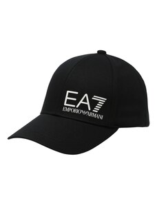 EA7 Emporio Armani Kepurė juoda / balta