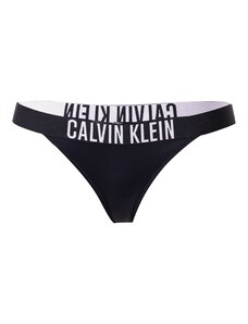 Calvin Klein Swimwear Bikinio kelnaitės juoda / balta