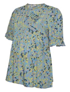 MAMALICIOUS Marškinėliai 'Renee' žalsvai mėlyna / žaliosios citrinos spalva / rožių spalva / juoda