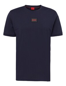 HUGO Marškinėliai 'Diragolino212' tamsiai mėlyna / raudona / juoda