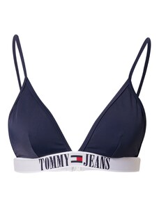 Tommy Jeans Bikinio viršutinė dalis tamsiai mėlyna / raudona / balta
