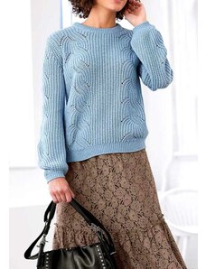 Linea Tesini Mėlynas vilnonis megztinis "Grobby" : Dydis - 50