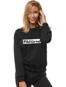 Moteriškas juodas džemperis Pikčiūrna