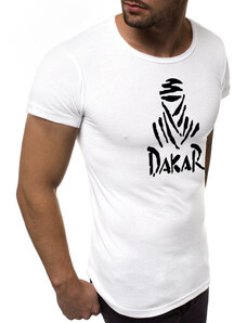 Balti vyriški marškinėliai Dakar