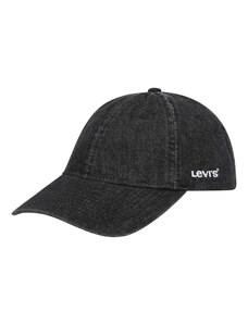 LEVI'S  Kepurė juodo džinso spalva / balta