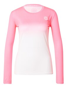 BIDI BADU Sportiniai marškinėliai rožinė / balta