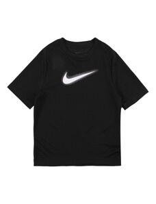 NIKE Sportiniai marškinėliai juoda / balta