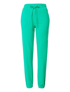 The Jogg Concept Kelnės 'Safine' žaliosios citrinos spalva / balta